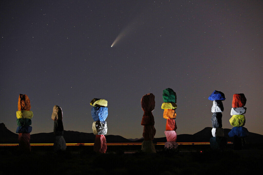 APTOPIX Nevada Comet